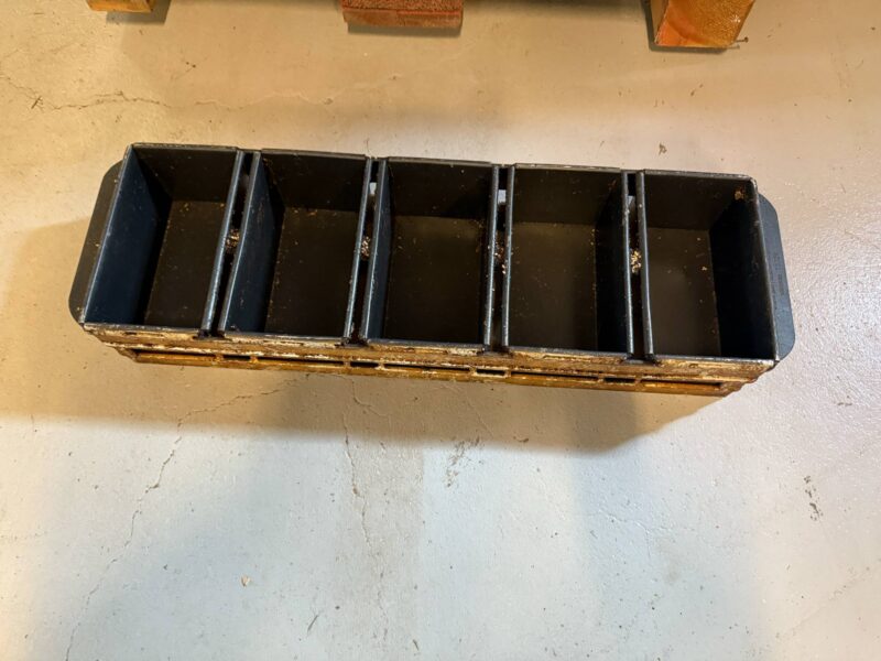 Rugbrødsformsæt række med 5 (Silikonebehandlet) - Image 2